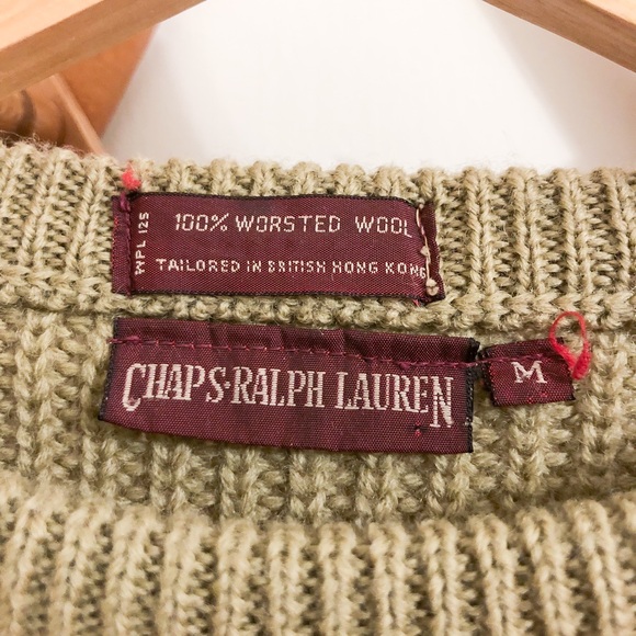 Vintage Chaps Ralph Lauren Wool Sweater - Picture 5 of 6